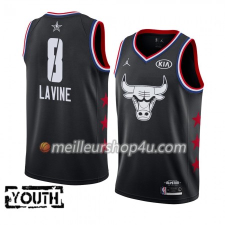 Maillot Basket Enfant Chicago Bulls Zach LaVine 8 2019 All-Star Jordan Brand Noir Swingman
